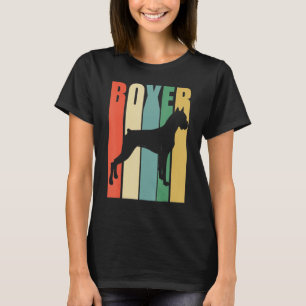 Boxer Dog Retro T-Shirt