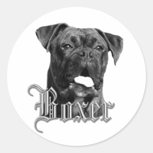 Boxer Dog stickers