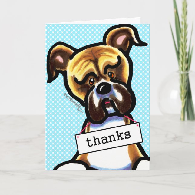 Boxer Dog Thank You (Front)