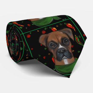BOXER DOG TIE