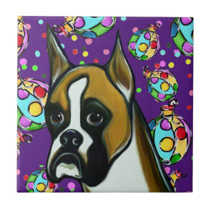 BOXER DOG TILE