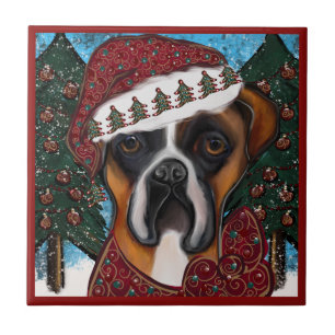 Boxer Dog Tile