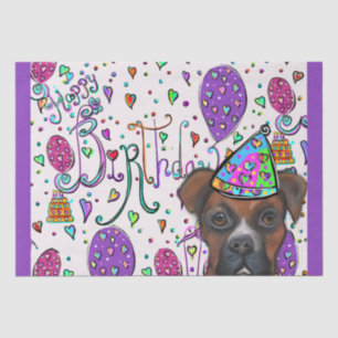 Boxer Dog Tissue Paper