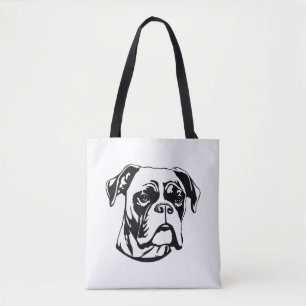 Boxer Dog Tote Bag