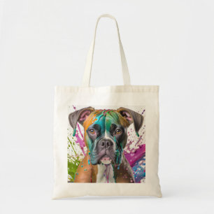 Boxer Dog Tote Bag