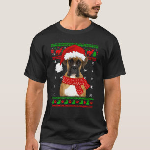 Boxer Dog Ugly Sweater Christmas Puppy Dog Lover
