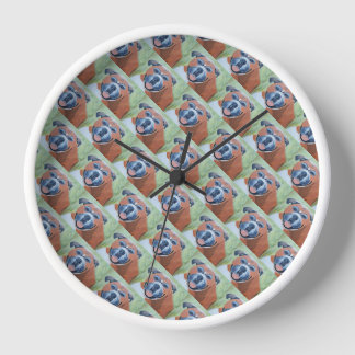 Boxer Dog Wall Clock