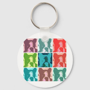 Boxer Dogs Key Ring