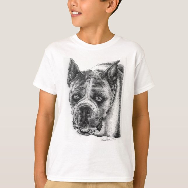 Boxer Drawing T-Shirt (Front)