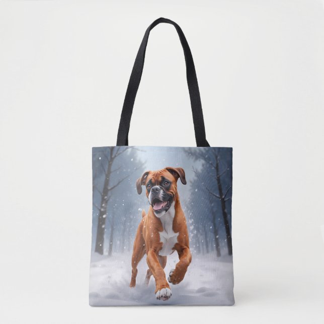 Boxer Elegant Tote Bag (Front)