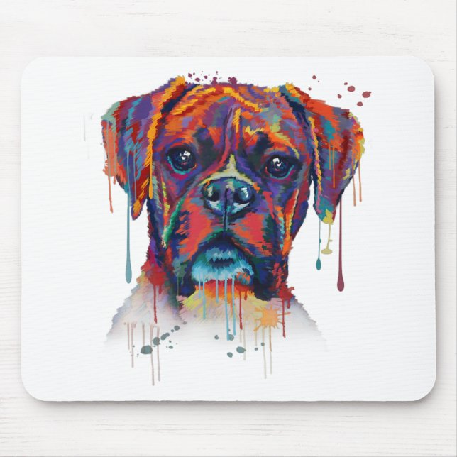 Boxer Face Mousepad | Essential Mousepad (Front)