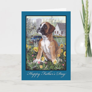 Boxer Father's Day Card