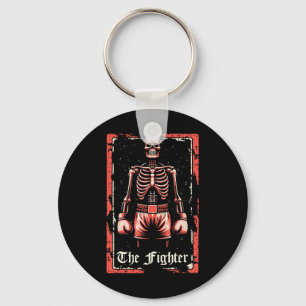 Boxer Fighter - Sparring Gloves Boxing Skeleton Ta Key Ring