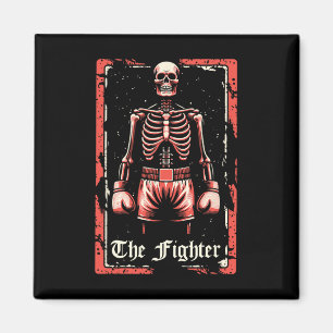 Boxer Fighter - Sparring Gloves Boxing Skeleton Ta Magnet
