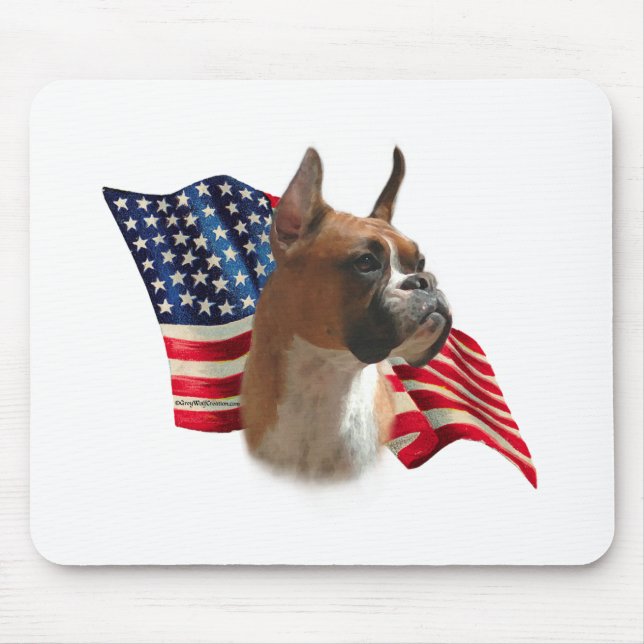 Boxer Flag Mouse Mat (Front)