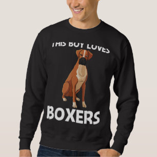 Boxer For Boys Kids Boxer Dog Breed Pet Sweatshirt
