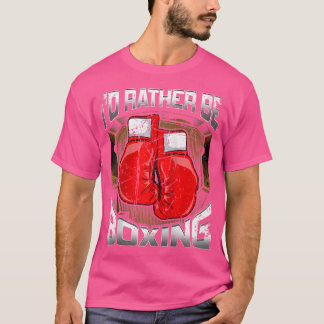 Boxer Funny Boxing Gloves Distressed 	 Baseball T-Shirt