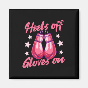 Boxer Girl Martial Arts Boxing Box Club Magnet