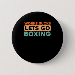 Boxer Gloves - Fighter Sparring Boxing  6 Cm Round Badge
