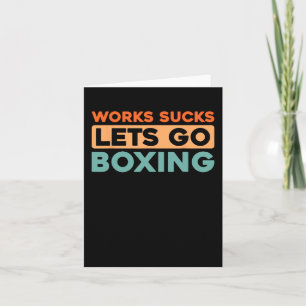 Boxer Gloves - Fighter Sparring Boxing Card