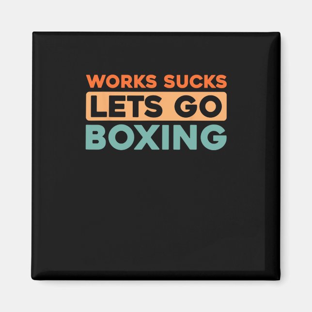 Boxer Gloves - Fighter Sparring Boxing  Magnet (Front)