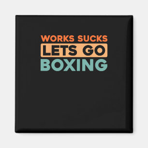 Boxer Gloves - Fighter Sparring Boxing  Magnet
