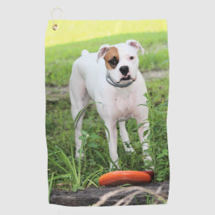 Boxer Golf Towel
