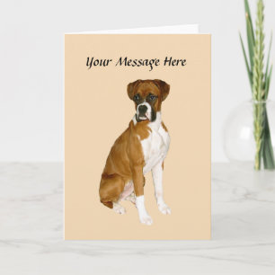 Boxer Greeting Card