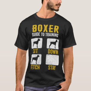 Boxer Guide To Training Dog Mom Dad Owners T-Shirt