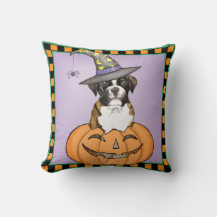 Boxer Halloween Cushion