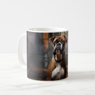 Boxer Halloween Scary Coffee Mug