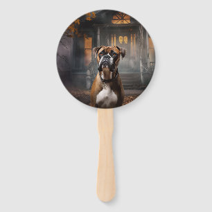 Boxer Halloween Scary Hand Fan