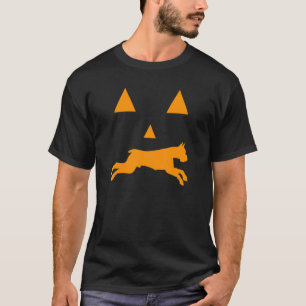 Boxer Halloween Spooky Face Dog Classic T-Shirt
