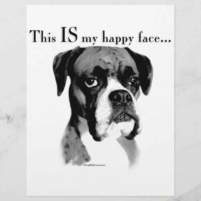 Boxer Happy Face (Front)
