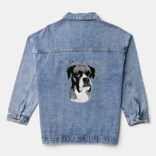 Boxer Happy Face Denim Jacket