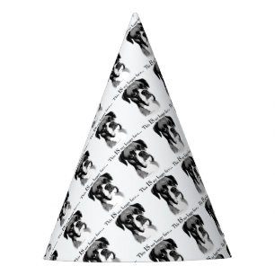 Boxer Happy Face Party Hat
