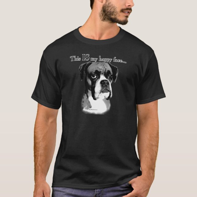 Boxer Happy Face T-Shirt (Front)