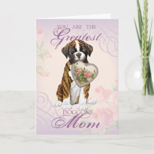 Boxer Heart Mum Card