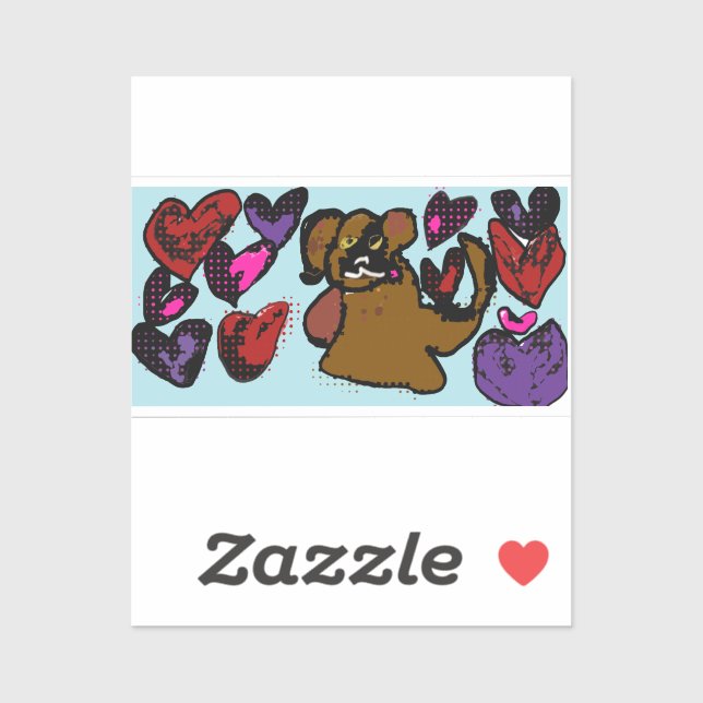 Boxer Hearts Two-Tone Coffee Mug Wooden Box Sign M (Sheet)