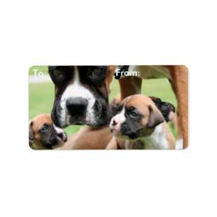 Boxer - Helicopter Mum Label