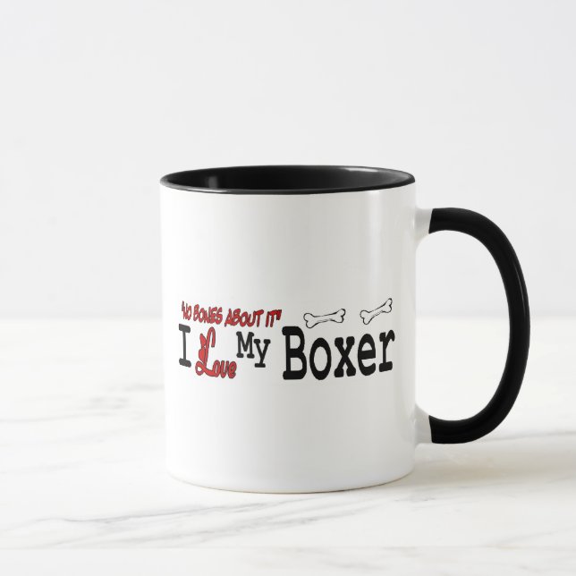 Boxer (I Love) Mug (Right)