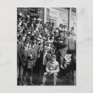Boxer Jack Johnson and Trainers, early 1900s Postcard