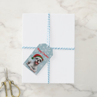 Boxer Jingle All the Way Christmas Gift Tags