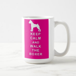 Boxer Keep Calm Walk the Boxer Mug Birthday