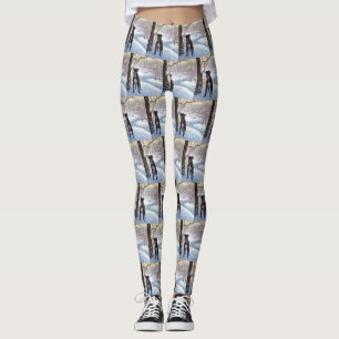 Boxer Let It Snow Christmas Leggings