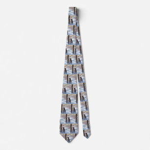 Boxer Let It Snow Christmas Tie
