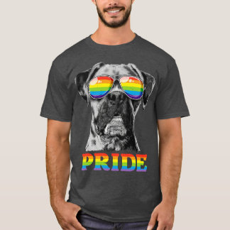 Boxer LGBT Gay Pride for Men Women Boys Girls Dog T-Shirt