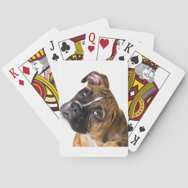 Boxer Love Playing Cards (Back)
