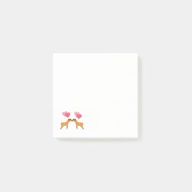 Boxer Love Post-it Notes (Front)