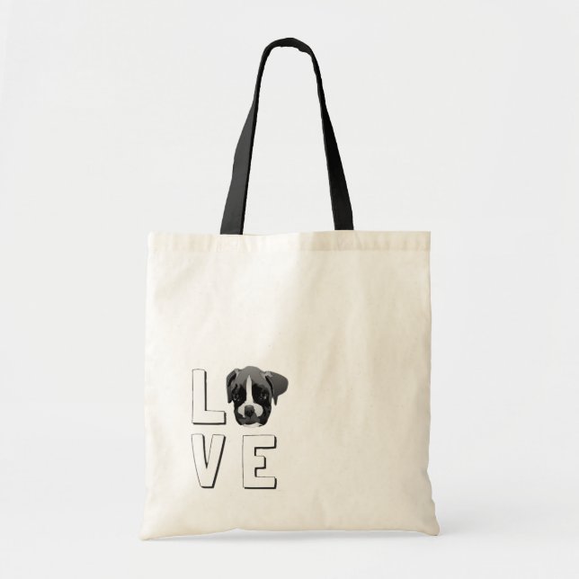Boxer Love Tote (Front)